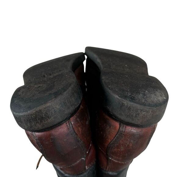 Vintage Red Wing Reddish Brown Leather Super Sole‎ Lace Up Work Boots Sz 8 D USA - Picture 15 of 16